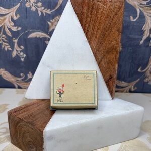 Vintage 1940s Cara Nome Langlois Inc Boston Face Powder Box Empty